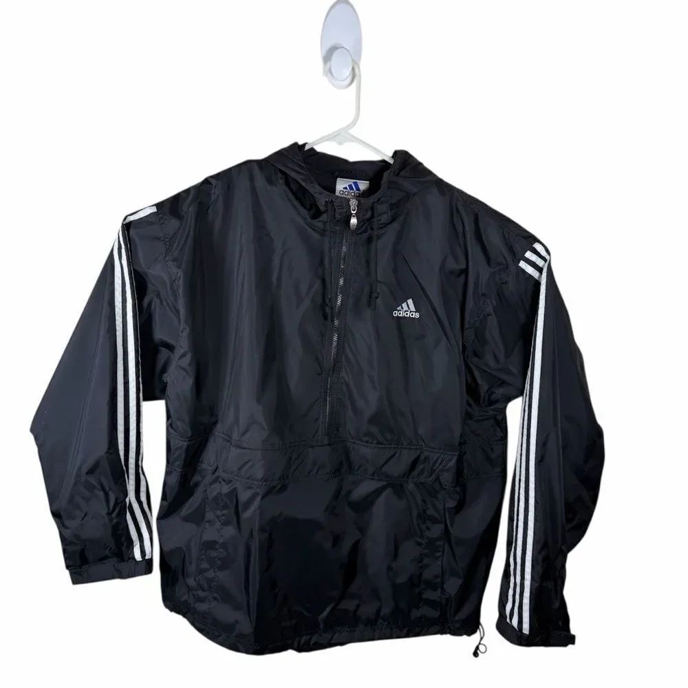 Adidas Men’s  Black and White Windbreaker XL